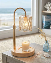 Bulk 4 Timeless Crystal Candle Warmer Lamp 16x12x25/35cm In Australia - Darrahopens