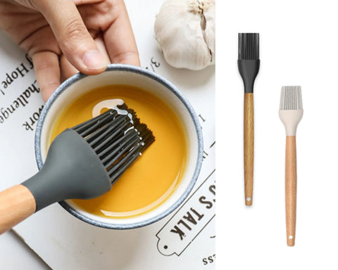 Bulk 24 Accent Silicone Basting Brush 28x4cm 2 Asst In Australia - Darrahopens