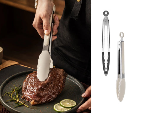 Bulk 24 Accent Silicone Tongs 27.5x3.5cm 2 Asst In Australia - Darrahopens