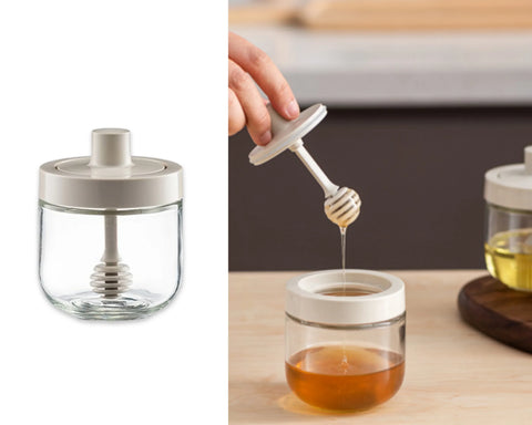Bulk 12 Glass Honey Dispenser 300ml In Australia - Darrahopens