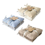 Bulk 8 Two Tone Indoor Chair Pad 38x38x4cm pk2 3 Asst In Australia - Darrahopens