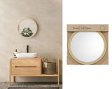 Bulk 4 Ps Round Wall Mirror 50cm