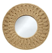 Bulk 4 Woven Paper Rope Round Wall Mirror 60cm In Australia - Darrahopens