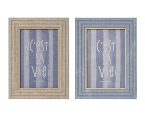 Bulk 24 Ps Photo Frame Provence Layered 10x15cm 4x6in 2 Asst