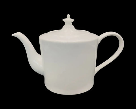 Bulk 8 White Fine Bone China Tea Pot 1100ml In Australia - Darrahopens