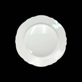 Bulk 24 White Bone China Scalloped Plate 20cm 8inch In Australia - Darrahopens
