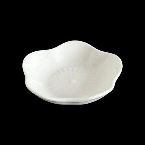 Bulk 48 White Fine Bone China Flower Shape Sauce Dish In Australia - Darrahopens