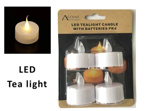 Bulk 36 Led Tealight Candle With Batteries pk4 3.8x4.5cm In Australia - Darrahopens