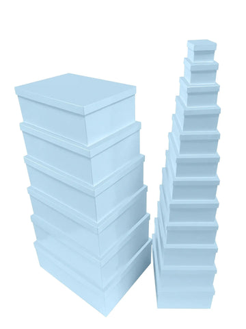 Bulk 2 Soft Blue Gift Box 43x34x16cm Set Of 18 In Australia - Darrahopens