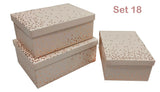 Bulk 2 Pink Gift Box Foiled Confetti Set set18 43x34x16cm In Australia - Darrahopens