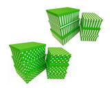 Bulk 2 Green Dots And Strip Gift Box Set 18 43x34x16cm In Australia - Darrahopens