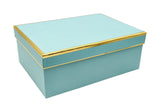 Bulk 2 Tiffany Blue Deluxe Foiled Rim Gift Box Set 18 43x34x16cm In Australia - Darrahopens