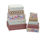 Bulk 3 Floral Foiled Gift Box Set 10 37x27x11cm In Australia - Darrahopens