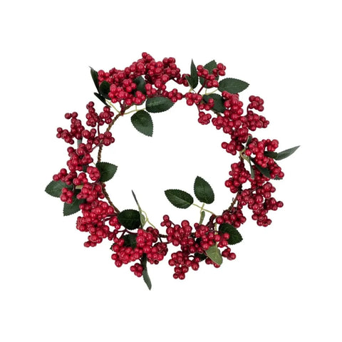 Xmas Berry Wreath 26cm In Australia - Darrahopens