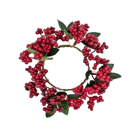 Xmas Berry Wreath 20cm In Australia - Darrahopens