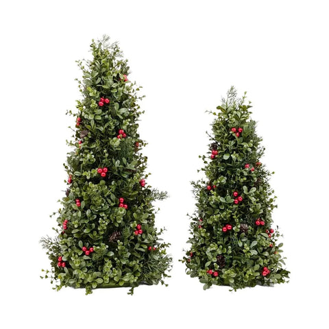 Bulk 3 Jolly Evergreen Cone Tree 55cm In Australia - Darrahopens