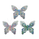 Bulk 36 Gem Butterfly W Clip 16x13cm 3 Asst In Australia - Darrahopens