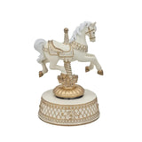 Bulk 6 Xmas Golden Elegance Polyresin Carousel Deco 11.9x11x17.2cmh In Australia - Darrahopens