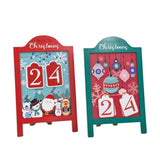 Bulk 4 Xmas Mdf Countdown Sign Deco 27.2x43cmh 2 Asst In Australia - Darrahopens