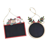 Bulk 24 Xmas Mdf Blackboard Hanger 17-18cm 2 Asst In Australia - Darrahopens