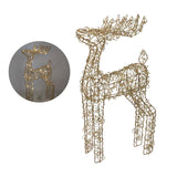 Bulk 2 Xmas Led Golden Wire Reindeer 42x19x75cmh 35led In Australia - Darrahopens