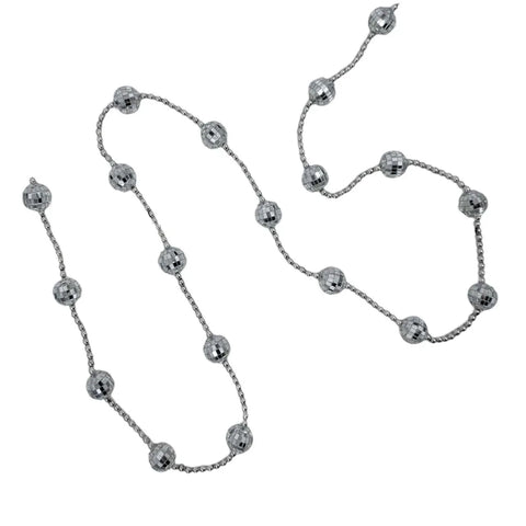 Bulk 12 Xmas Hanging Mirror Ball Garland 180cm In Australia - Darrahopens