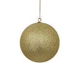 Bulk 8 Xmas Gold Glitter Ball Polystyrene Lrg 20cm In Australia - Darrahopens