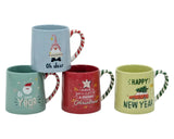 Merry & Bright Xmas Mug 475ml 4 Asst In Australia - Darrahopens