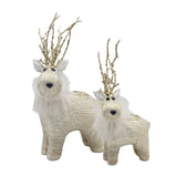 Bulk 8 Xmas Scarlet & Sparkle Reindeer 30cm In Australia - Darrahopens