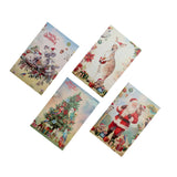 Bulk 48 Aussie Native Xmas Cards Glitter pk8 11.5x17.5cm Asst In Australia - Darrahopens