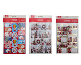 Bulk 36 Xmas Stickers Foiled pk32 In Australia - Darrahopens