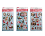 Bulk 36 Xmas 3d Stickers 10x17cm In Australia - Darrahopens