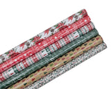 Bulk 50 Xmas Wrap Traditional 70cm X 5mtr Asst In Australia - Darrahopens
