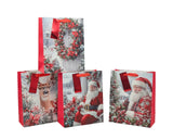 Bulk 48 Winter Magic Xmas Gift Bag Glitter Jumbo 70x50x18cm 4 Asst In Australia - Darrahopens
