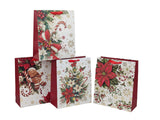 Bulk 48 3d Foiled Traditional Xmas Bag Lrg 32x26x12cm 4 Asst In Australia - Darrahopens