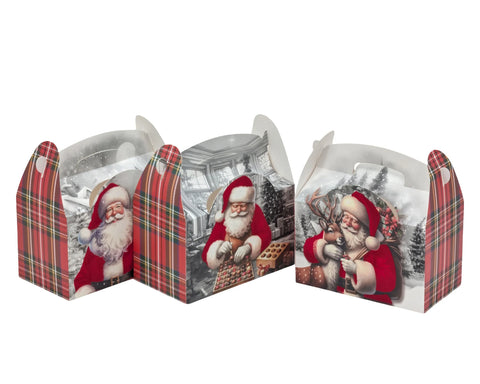 Bulk 36 Xmas Treat Box 20.5x12.5x11.5cm 3 Asst In Australia - Darrahopens