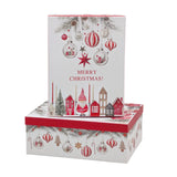 Bulk 2 Hanging Bauble Xmas Gift Box Set 18 43x34x16cm In Australia - Darrahopens