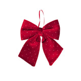 Bulk 24 Diamond & Velvet Red Bow 15x17cm In Australia - Darrahopens