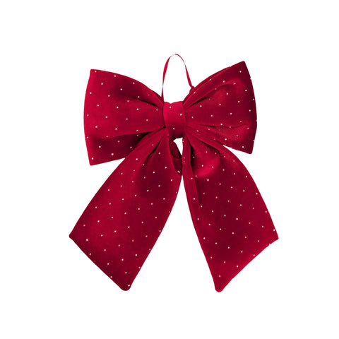 Bulk 24 Diamond & Velvet Red Bow 20x24cm In Australia - Darrahopens