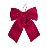 Diamond & Velvet Red Bow 34cm In Australia - Darrahopens