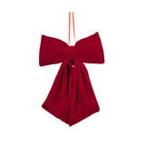 Plush Velvet Drape Bow Sml 15x22cm In Australia - Darrahopens