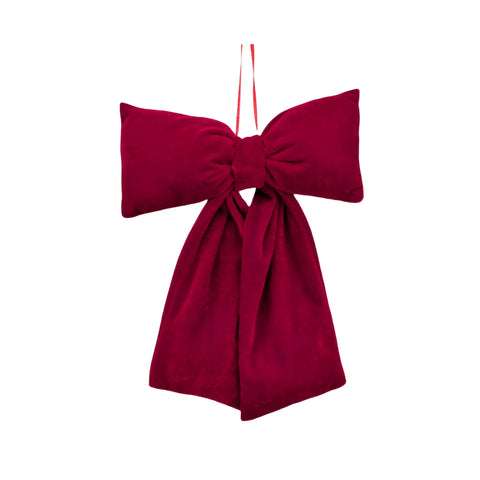 Plush Velvet Drape Bow Med 20x28cm In Australia - Darrahopens
