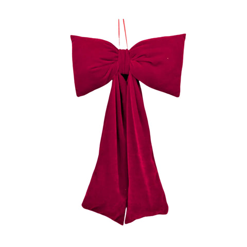 Plush Velvet Drape Bow Lrg 28x43cm In Australia - Darrahopens