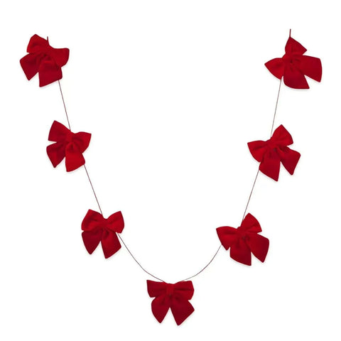Xmas s/7 Bow Garland 2.7m In Australia - Darrahopens
