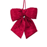 Bulk 12 Xmas Red Puffy Bow 30x40cm In Australia - Darrahopens