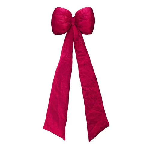 Bulk 3 Xmas Red Long Puffy Bow 51x162cm In Australia - Darrahopens