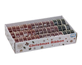 Bulk 45 Xmas Glitter Velvet Ribbon 2.5cmx3m pk45 3 Asst In Australia - Darrahopens