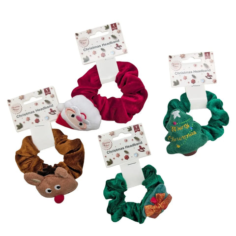Bulk 36 Xmas Character Hairband 4 Asst In Australia - Darrahopens