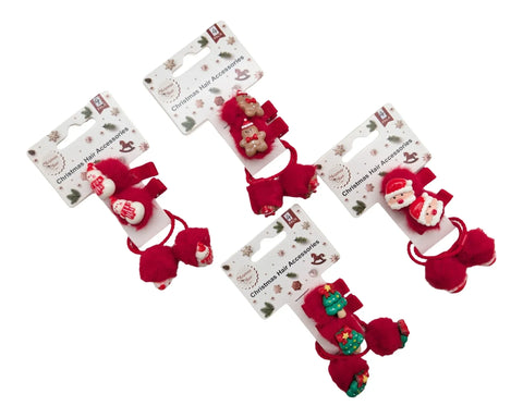 Bulk 48 Xmas Hair Clip & Hairband pk4 4 Asst In Australia - Darrahopens