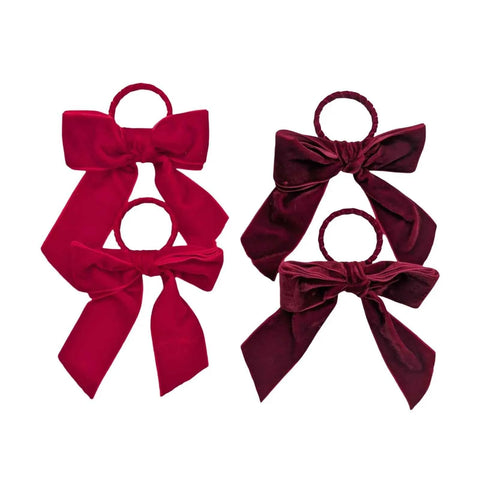 Bulk 24 Red & Burgundy Velve Ring 10.5x12cm 2 Asst In Australia - Darrahopens